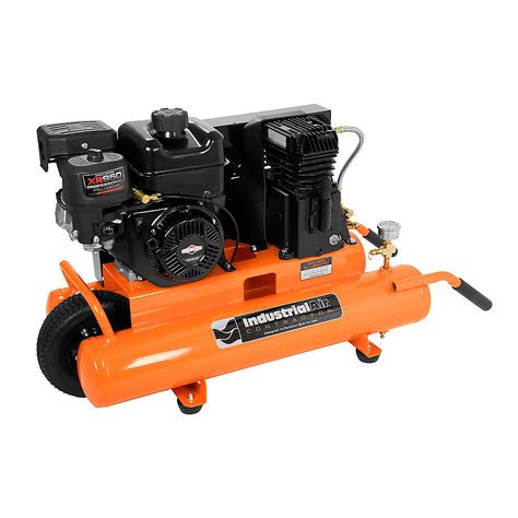 Industrial Air 8 Gallon 155 Psi Portable Gas Powered Air Compressor