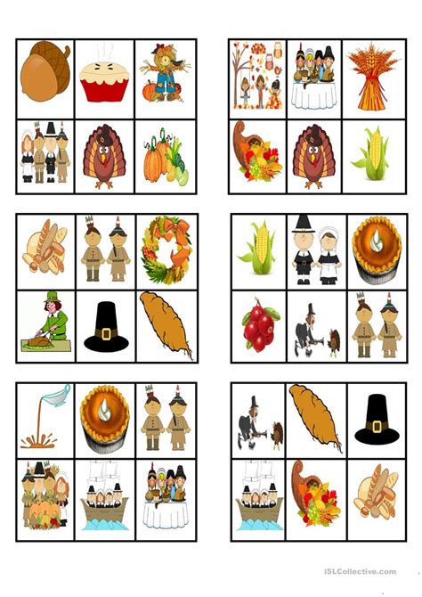 Free Thanksgiving Bingo Cards Printable Printable World Holiday
