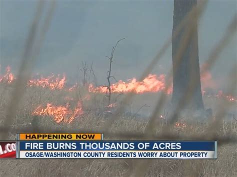 Grass Fires Continue To Rage Across Oklahoma