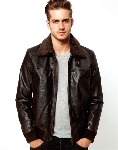 Asos Leather Jackets Collection 2012 13 For Men Casual Leather