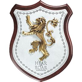 Game of Thrones - Lannister House Crest Plaque by The ...
