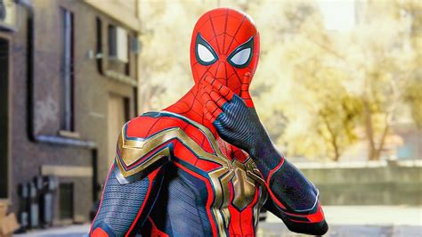 Marvels Spider Man Ps5 Miles Punches Spider Man With Hybrid Suit 4k