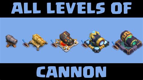 Level 1 To Level 20 Cannon All Levels Comparison All Levels
