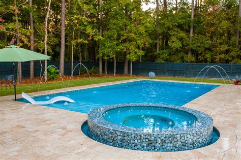 Perimeter Overflow Spa Builders Charleston South Carolina Atkinson Pools