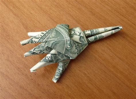 Origami Dollar Skeleton Hand Origami Dollar Skeleton Hand Flickr