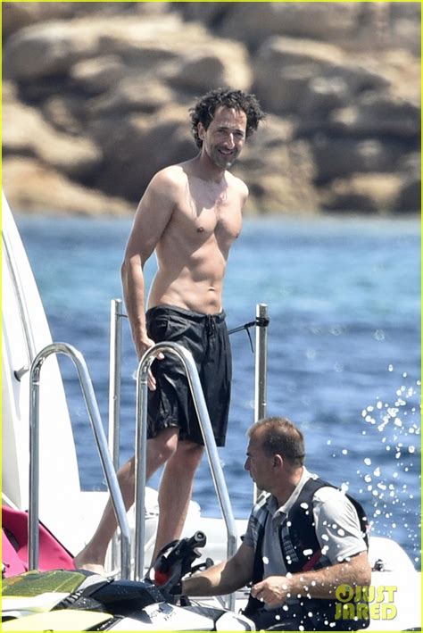 Full Sized Photo Of Adrien Brody Goes Shirtless While On Vacation In