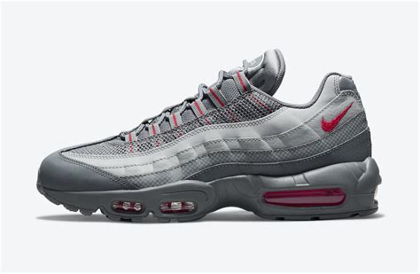 Nike Air Max 95 Grey Red Dm9104 002 Release Date Sbd
