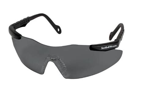 smith and wesson® magnum® 3g 19823 safety glasses universal black frame smoke anti fog lens