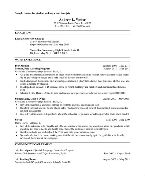 Sample new rn resume pinterest. FREE 7+ Student Resume Examples Samples in MS Word | PDF