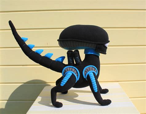 Handmade Alien Xenomorph Plush Toys Media Chomp