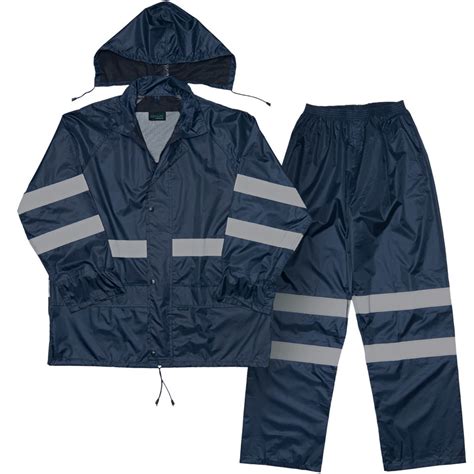 Reflective Polyester Pvc Rain Suit Notus General Supply And Trading