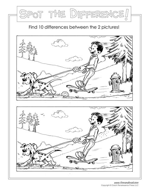 Printable Spot The Difference Puzzles For Kids Neo Coloring