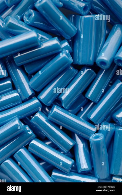 Backgrounds And Textures Blue Beads Assortment Abstract Background