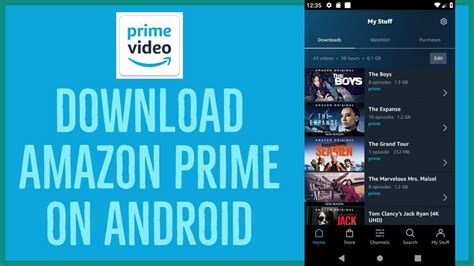 How To Download Amazon Prime Video App On Android Youtube