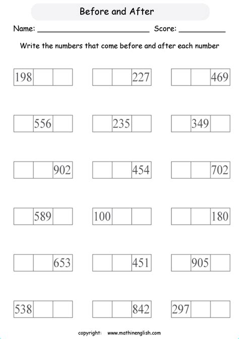 Image Result For Number To 1000 Worksheets 2nd Grade Math Worksheets