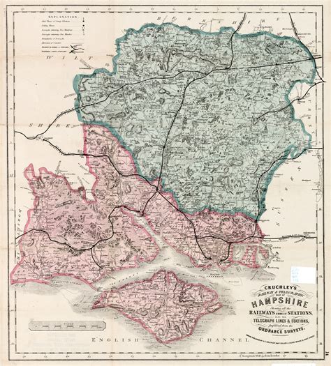 Railway Map Of Hampshire Image Title Cruchleys Railway And Flickr