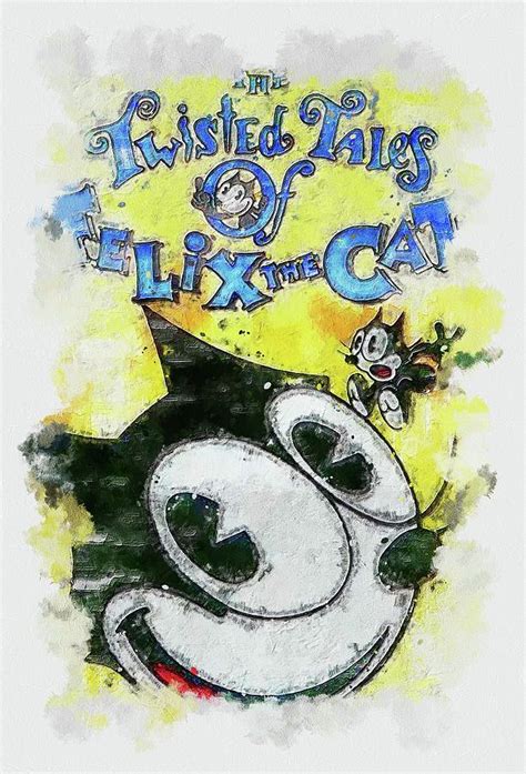 Tv Show The Twisted Tales Of Felix The Cat Art Digital Art By Garett