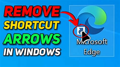 How To Remove Shortcut Arrow From Desktop Icons In Windows 1011