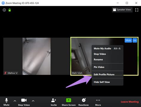 Your profile picture, name, phone, department, job title, and location is displayed to other users when they hover over your profile picture in the zoom. How to Show Profile Picture Instead of Video in Zoom Meeting