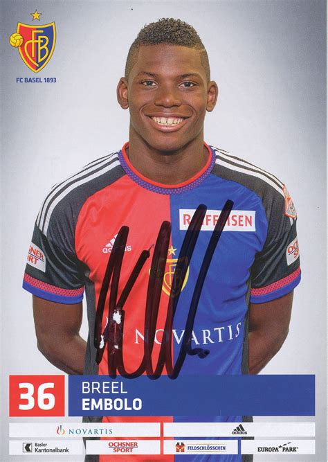I belong to jesus nc❤️. Kelocks Autogramme | Breel Embolo FC Basel Autogrammkarte ...
