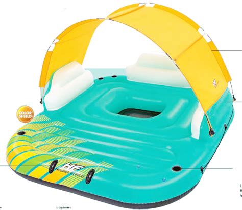 Inflatables And Rafts Bestway Hydro Force Sunny Lounge Five Person 118
