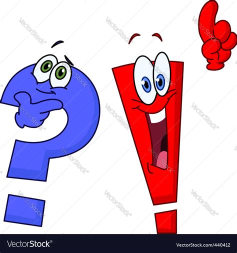Question And Exclamation Marks Royalty Free Vector Image