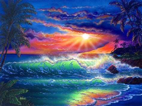 Island Paradise Painting By Angie Hamlin