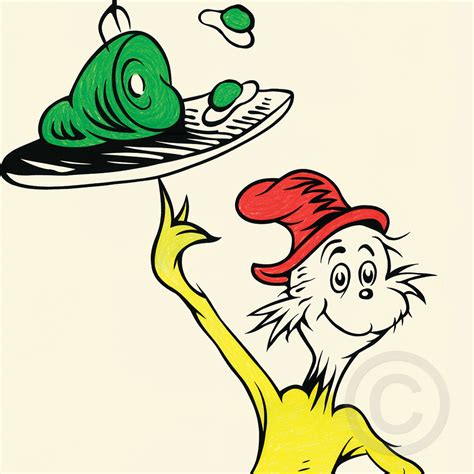 Green Eggs And Ham 50th Anniversary Print — The Art Of Dr Seuss Gallery