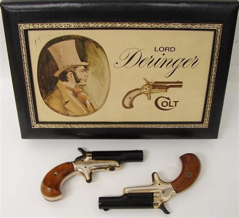 Colt Lord Derringer 22 Short Caliber Consecutive Cased Pair Of Lord