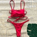 2019 Micro tiny String Bikini Bandeau swimsuit Women Sexy Brazilian ...