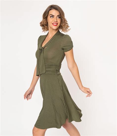 1940s Dresses 40s Dress Swing Dress