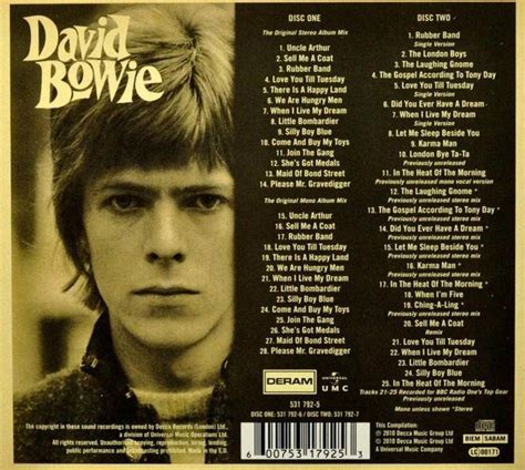 David Bowie Deluxe Edition David Bowie Cd Album Muziek