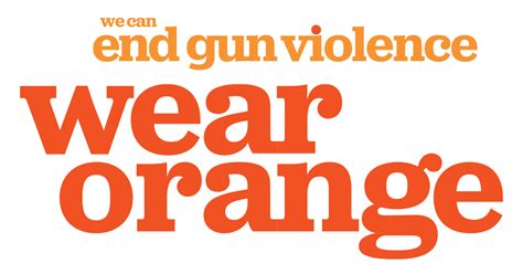 wear orange for gun safety