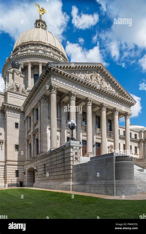 Mississippi State Capitol Building Designed By Cass Gilbert Stock