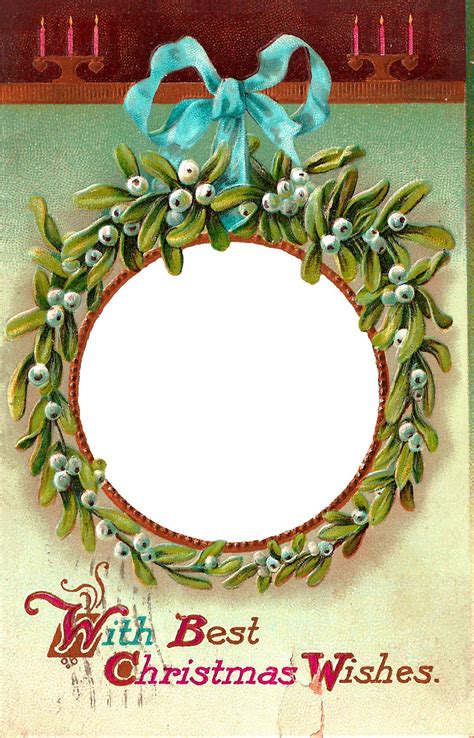 The Graphics Monarch Printable Stock Antique Christmas Greeting Frames