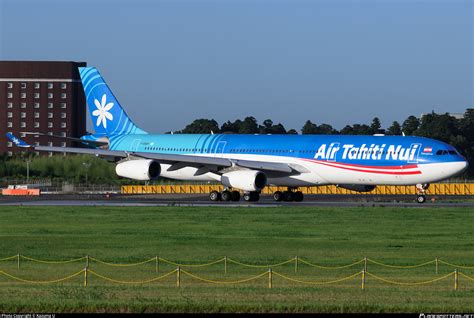 F Osea Air Tahiti Nui Airbus A340 313 Photo By Kazuma U Id 866062