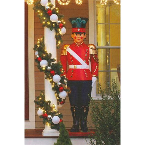 Giant Commercial Grade Fiberglass Toy Soldier Christmas Decoration