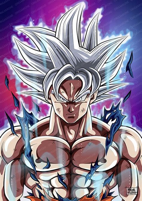 Goku Ultra Instinct Mastered Dragon Ball Super Artwork Anime Dragon