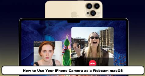 How To Use Your Iphone Camera As A Webcam Macos Tutorial