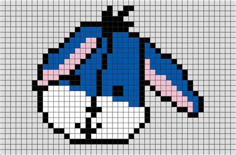 Simple Disney Pixel Art Grid Canvas Zone