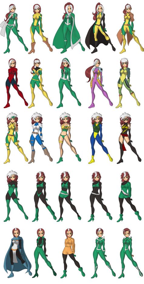 Rogue Costumes By Skyboy16 On DeviantArt