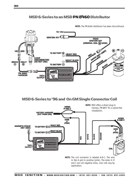 Msd Hei Ignition Systems Wiring Diagrams