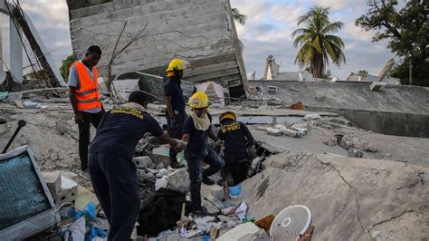 Haiti Earthquake Latest Nearly 1300 People Dead Officials Say 6abc
