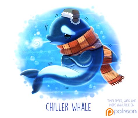 Daily Paint 1507 Chiller Whale By Cryptid On