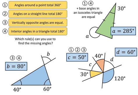 Basic Angle Facts Go Teach Maths Handcrafted Resources For Maths