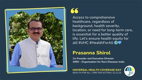 Creating Awareness On Universal Health Coverage Prasanna Shirol Rare