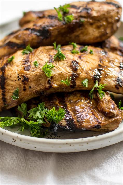 This absolutely perfect chicken marinade will make your chicken so tender and juicy you will be amazed!! Balsamic Chicken Marinade • Salt & Lavender