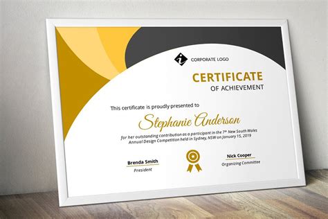 Powerpoint Certificate Templates