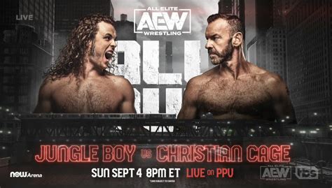 Jungle Boy se enfrentará a Christian Cage en AEW All Out 2022