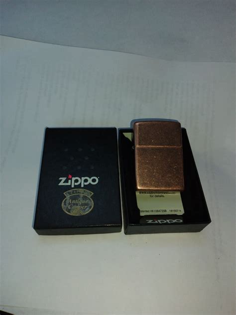 ZIPPO Lighter Regular Antique Copper Marlboro Rewards -- Antique Price